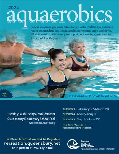 Aquaerobics 2024 flyer