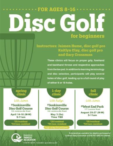 Disc Golf Clinics